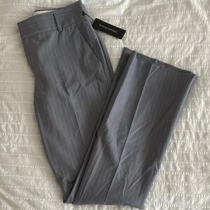 Banana Republic Gray Pinstripe Dress Pants